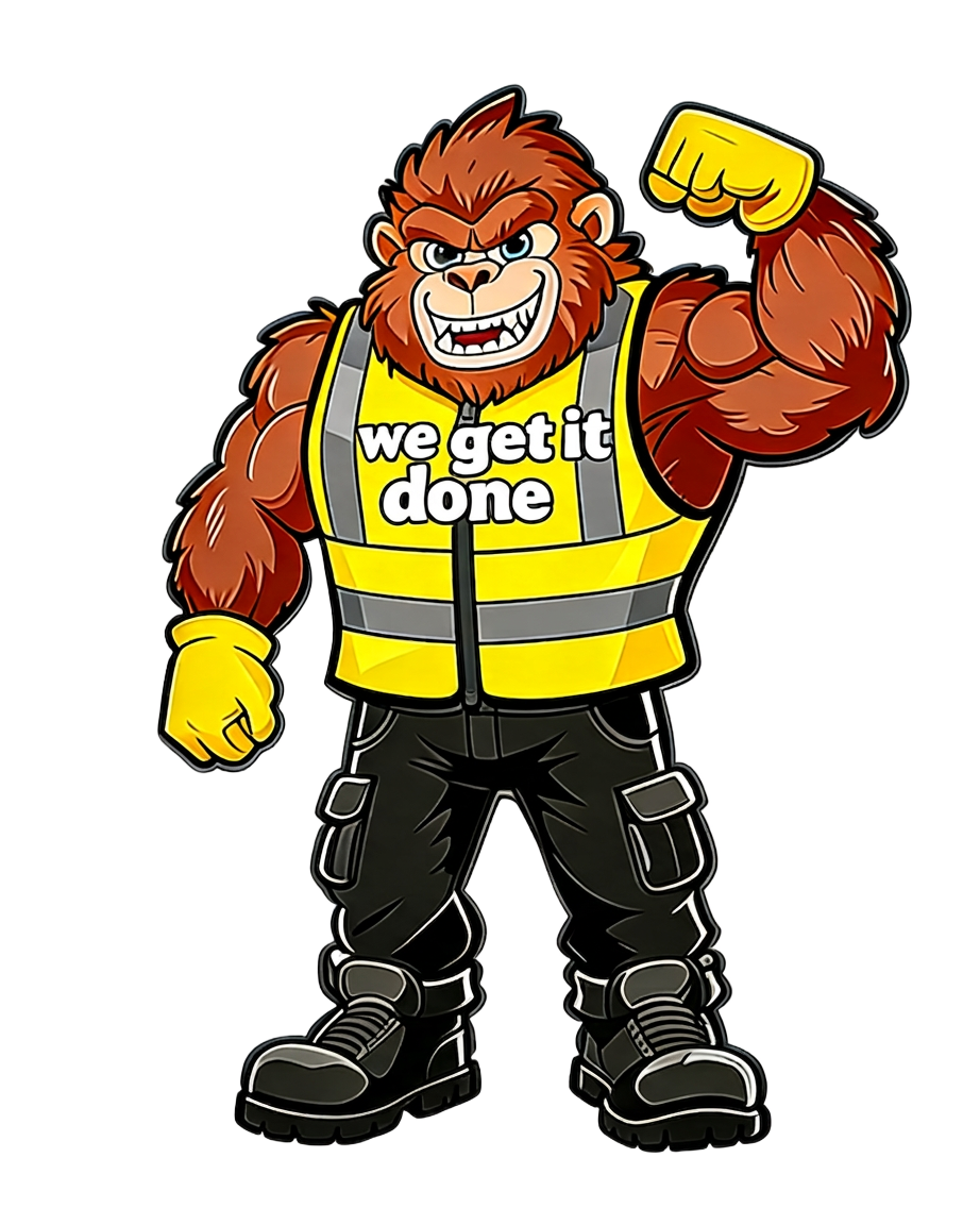 Beast Bros Logistics mascot — we get it done